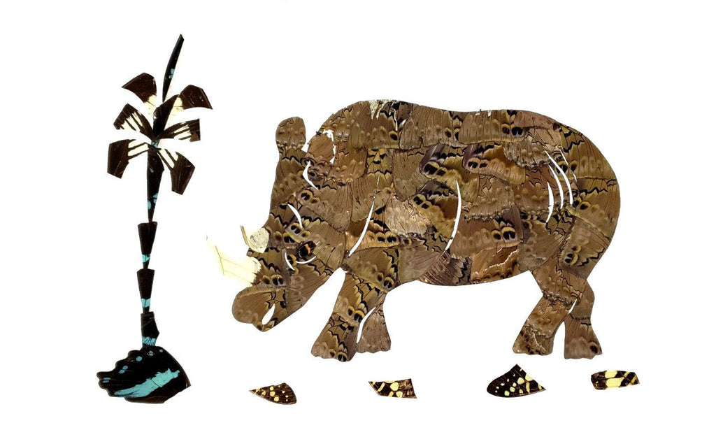 rhinoceros african art